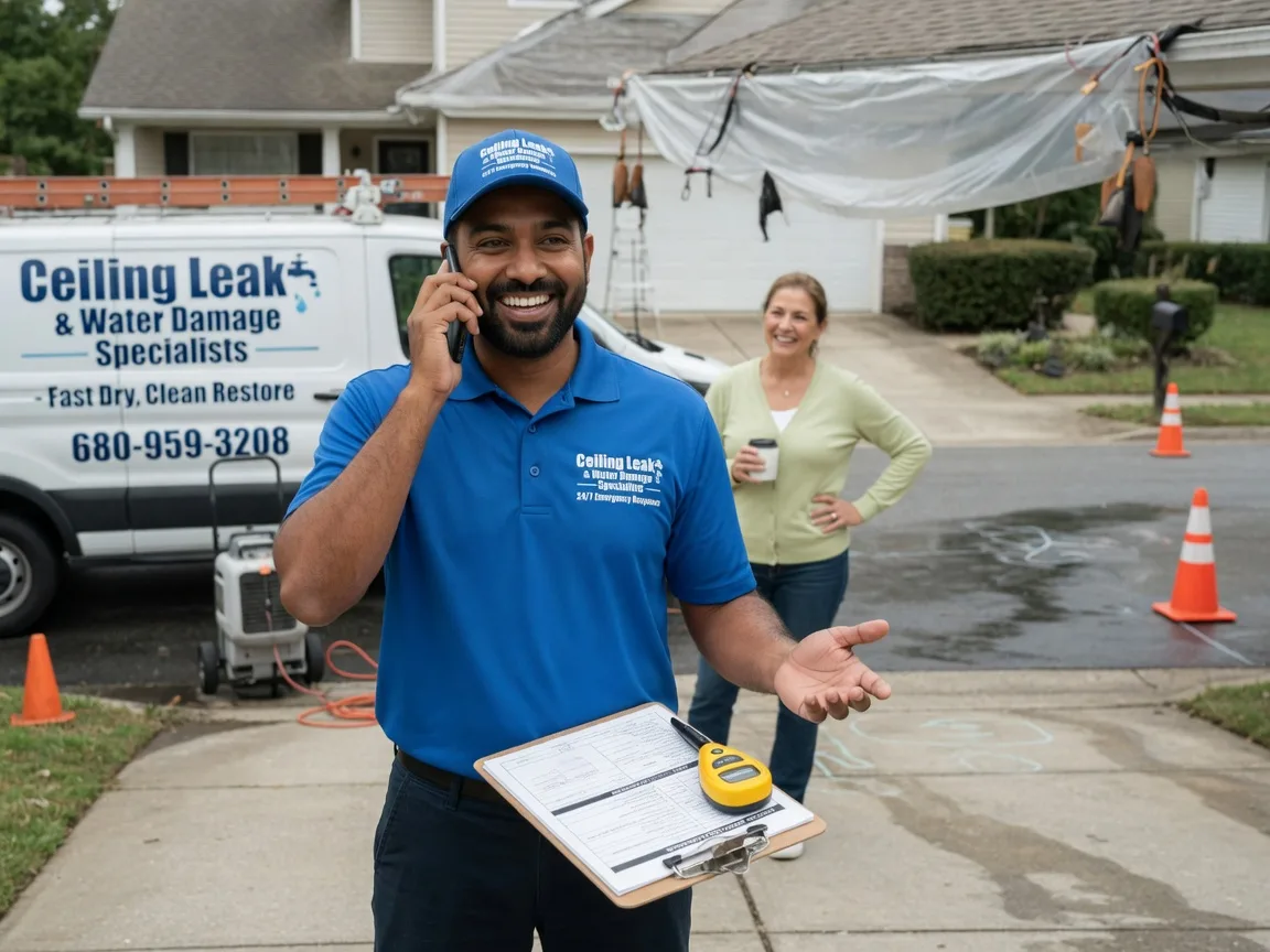Ceiling Leak Cleanup Clinton, MS FAQs